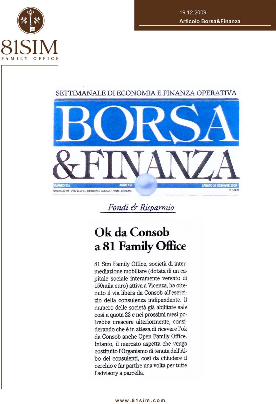 borsa e finanza
